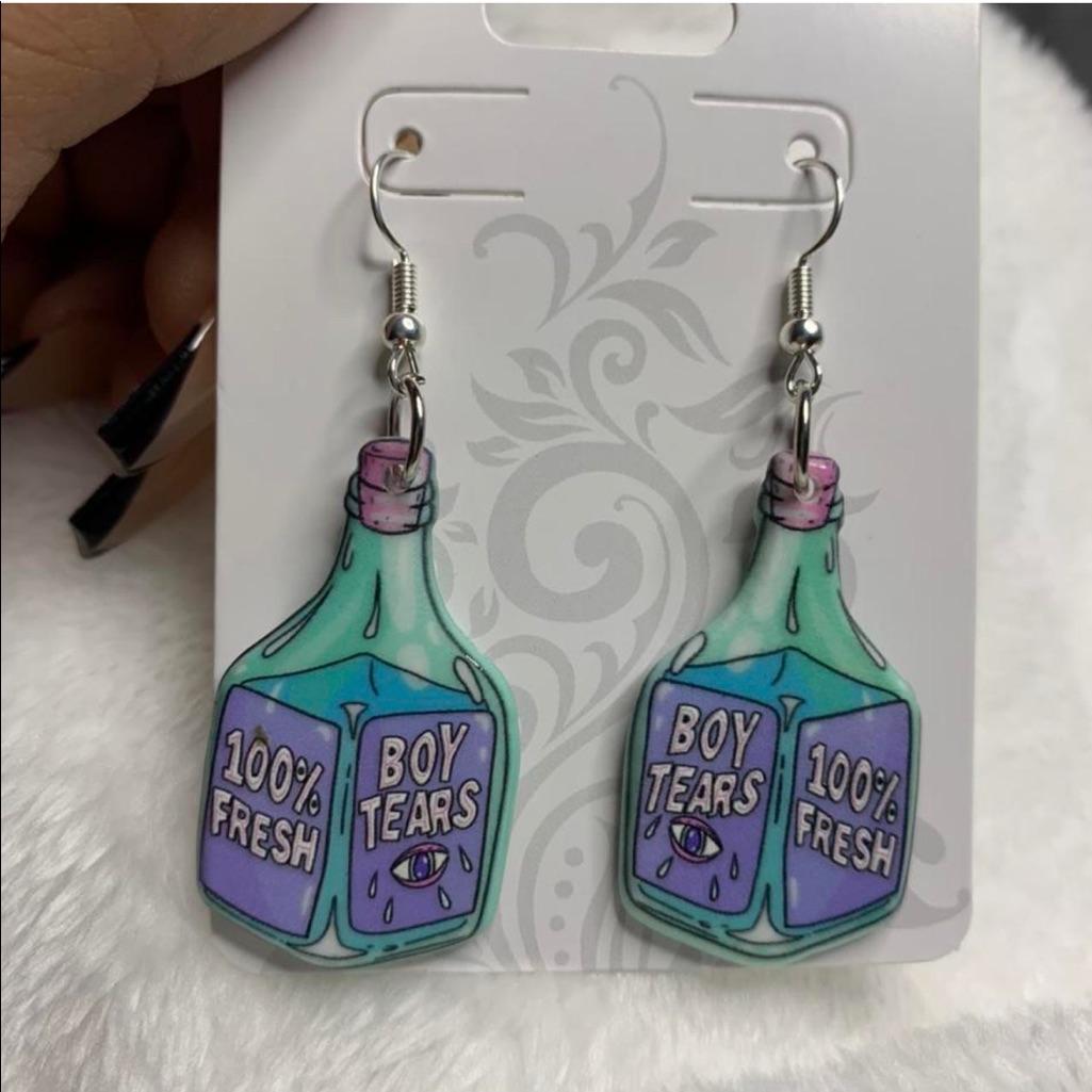 Boy Tears Earrings